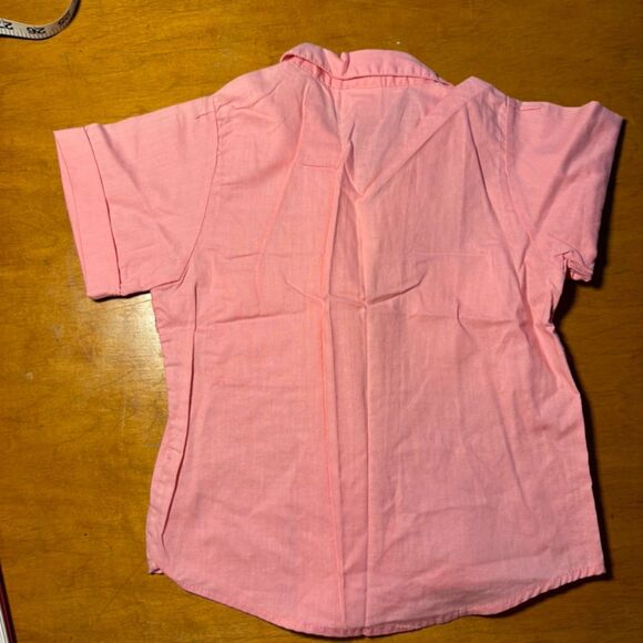 Oshkosh vintage made in USA Size 4 Button Down Pink - Picture 4 of 5